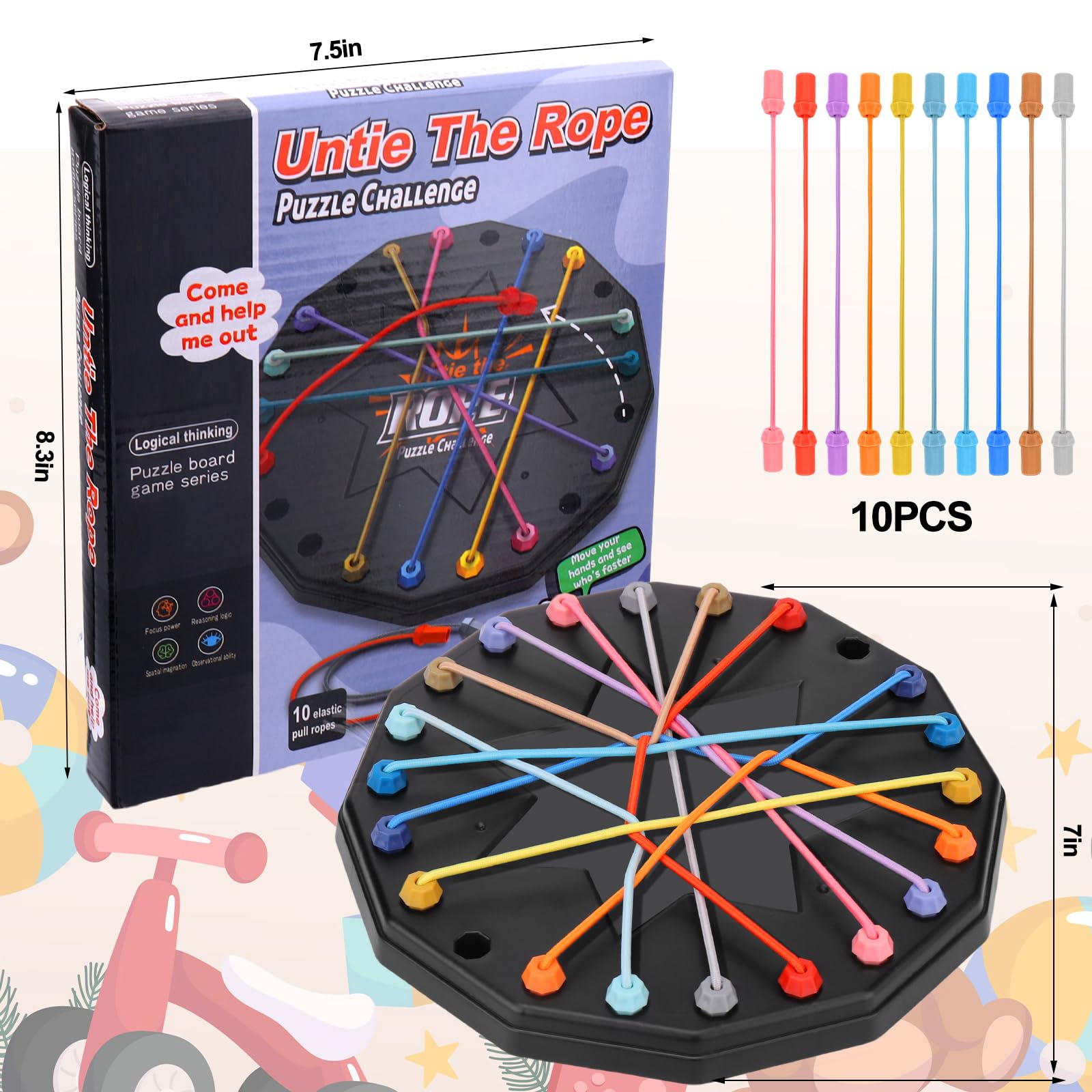 Kids Untie The Rope Board Game - Party Games Kids Indoor review and price