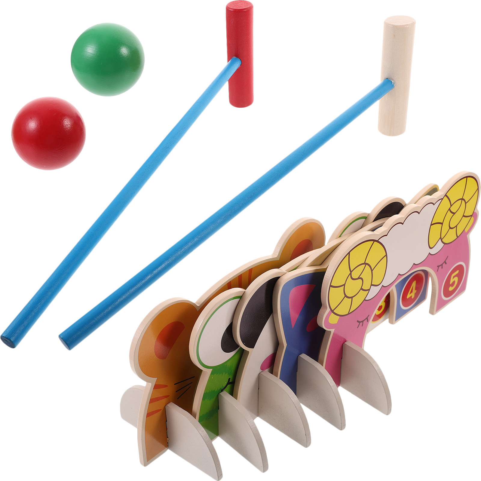 1Set Wooden Croquet Set for Ch - Croquet Set Lawn review and price