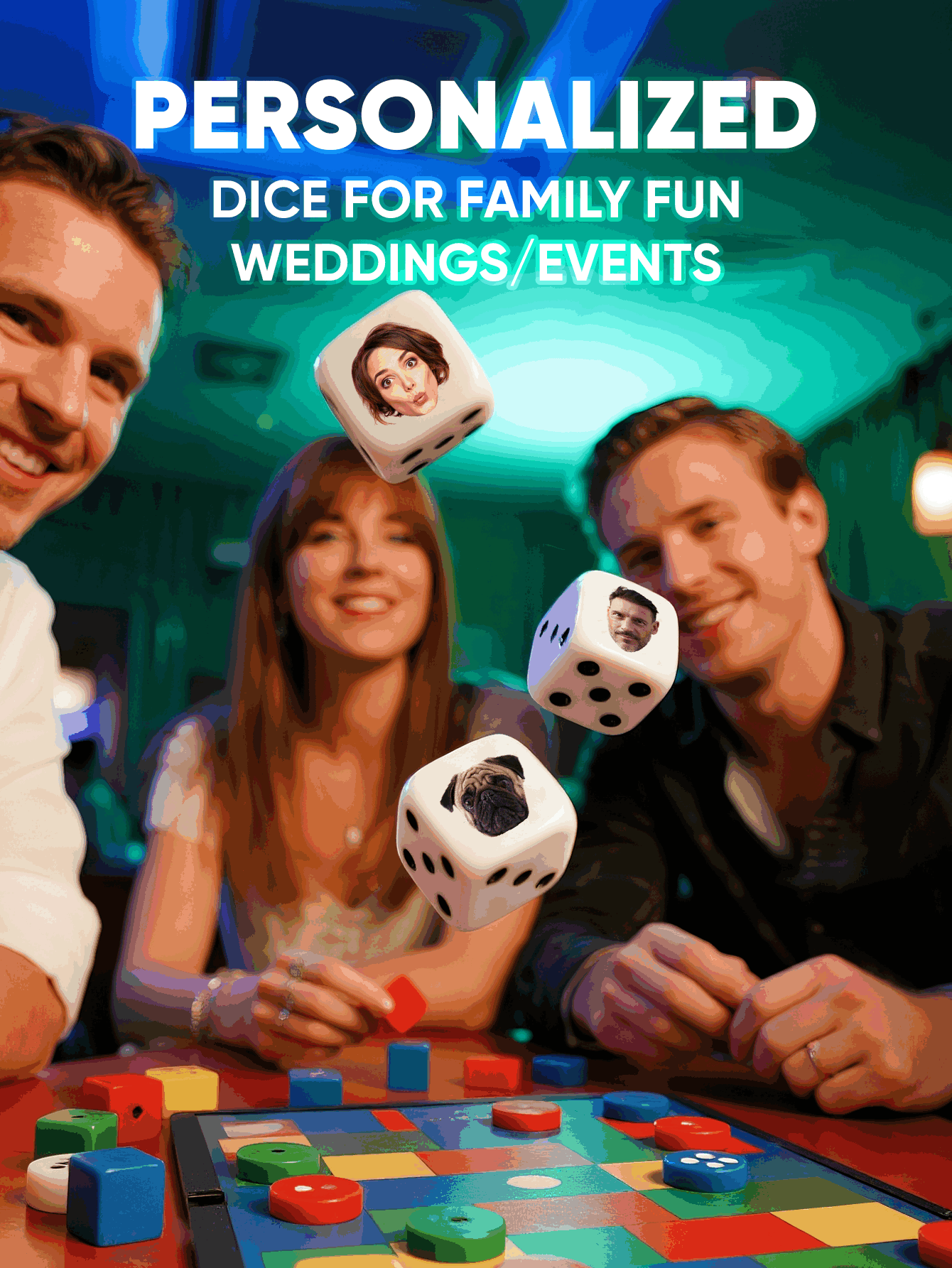Custom Face Dice Personalized  - Party Games For Adults review and price