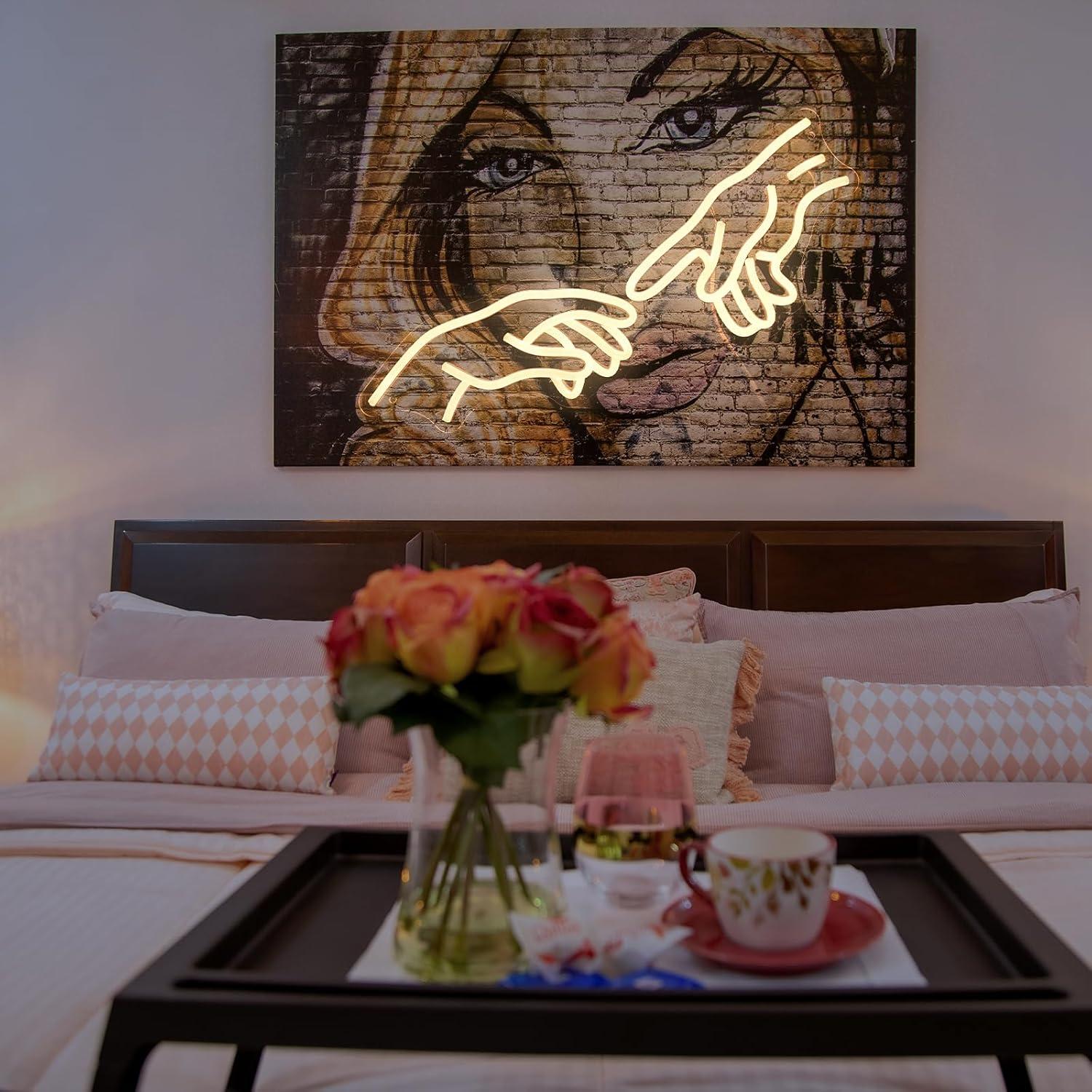 Hands Of God Gesture Neon Sign - Party Games Shop review and price
