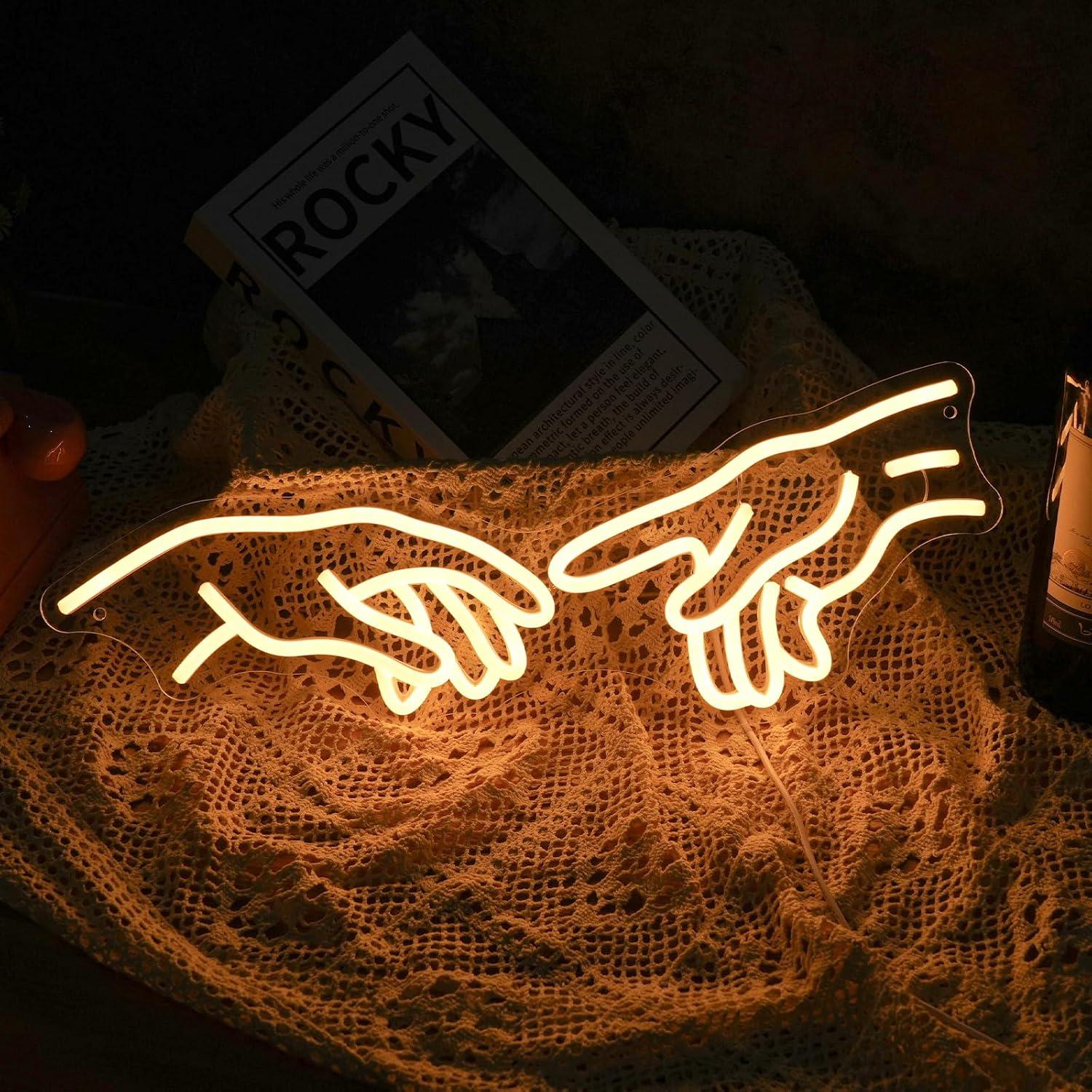 Hands Of God Gesture Neon Sign - Party Games Shop review and price