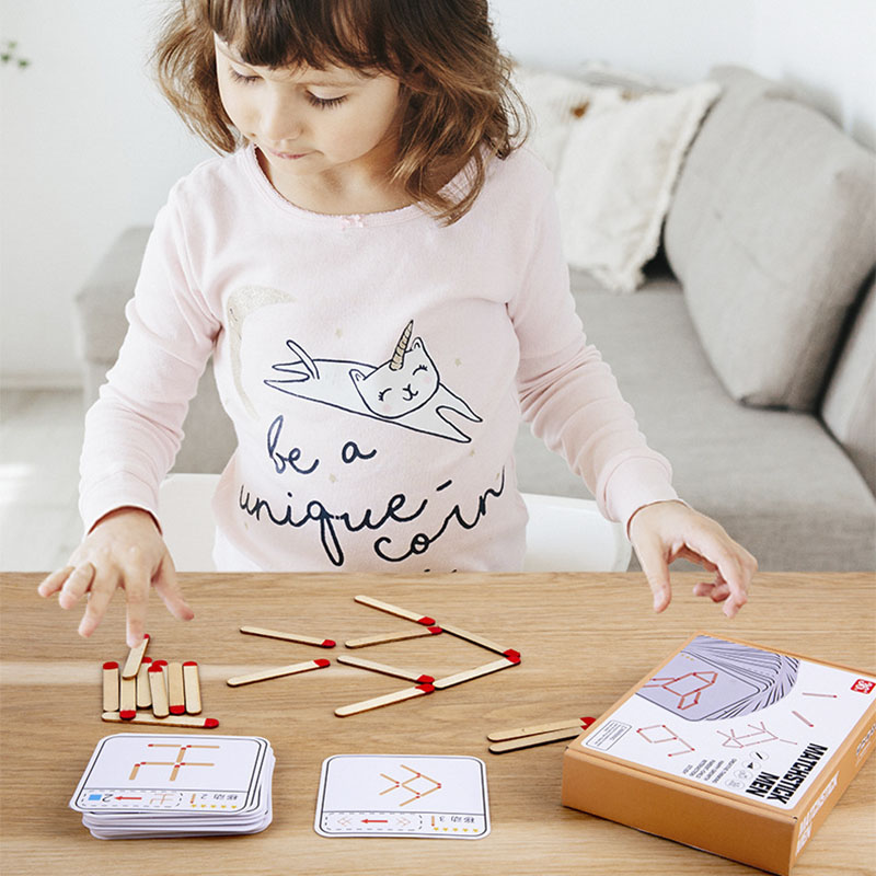 Montessori Matches Puzzles Gam - Party Games Kids Indoor review and price