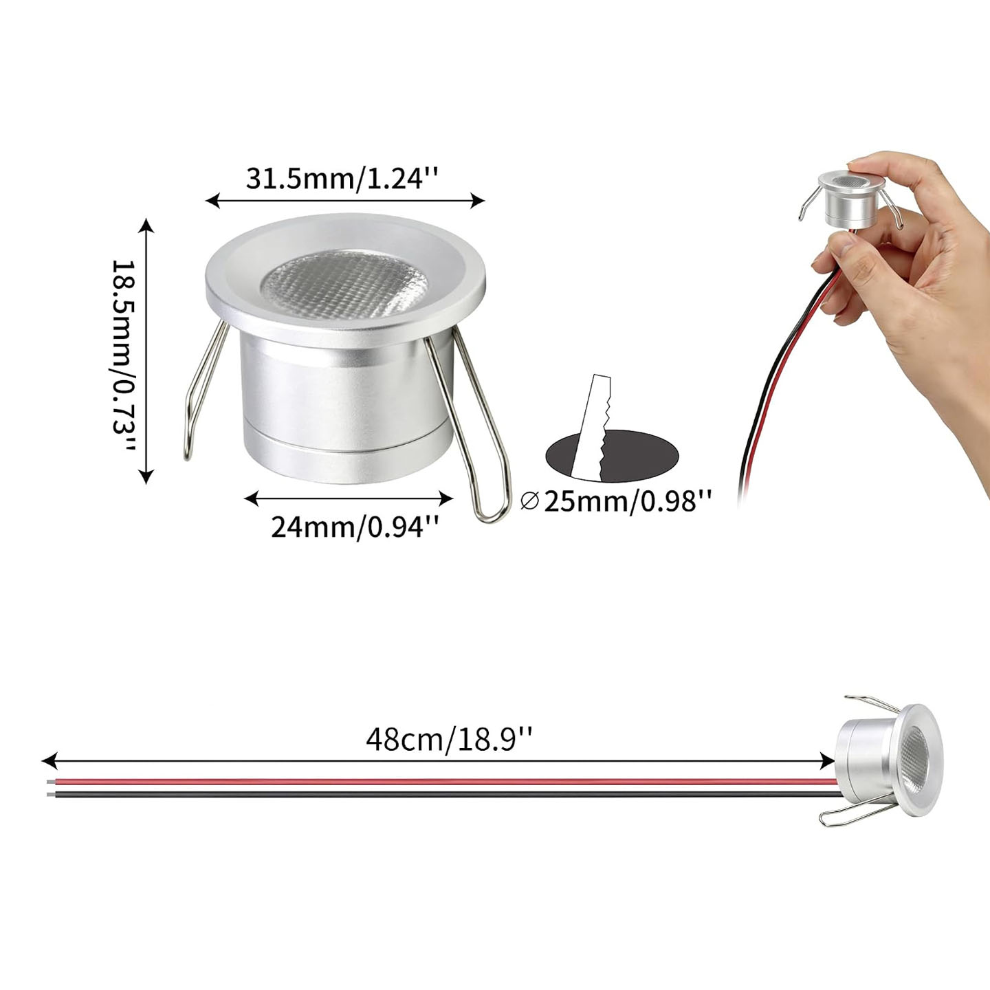 Mini LED Recessed Spotlight Se - Ladder Toss Set review and price