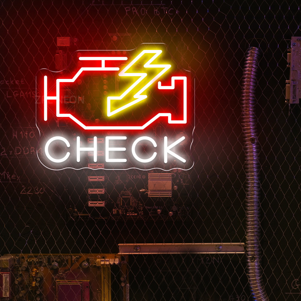 Check Engine Neon Sign Led Lig - Party Games Shop review and price