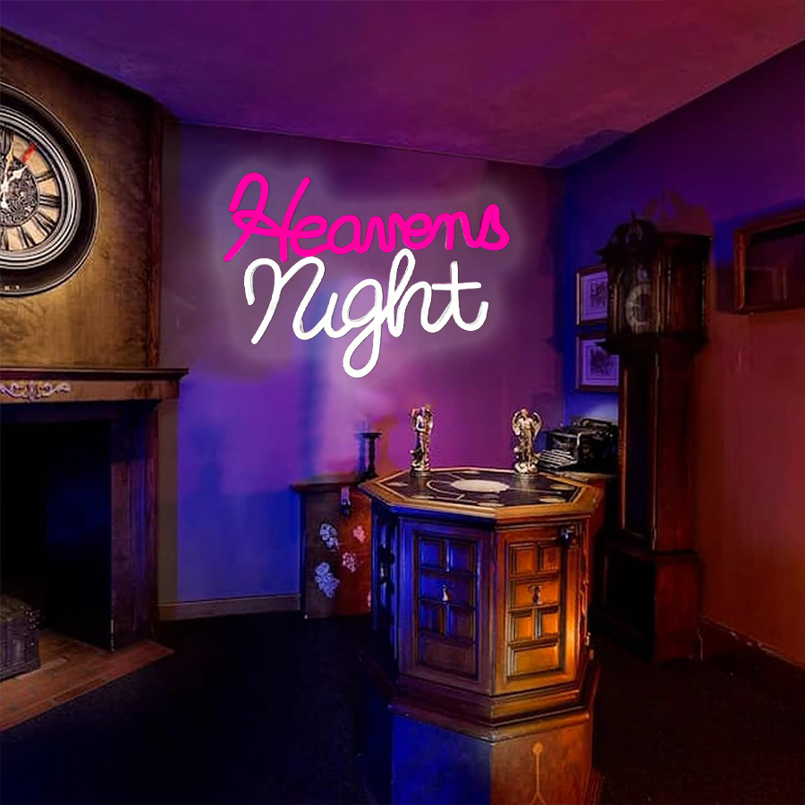 Heaven Night Neon Sign LED Lig - Party Games Shop review and price