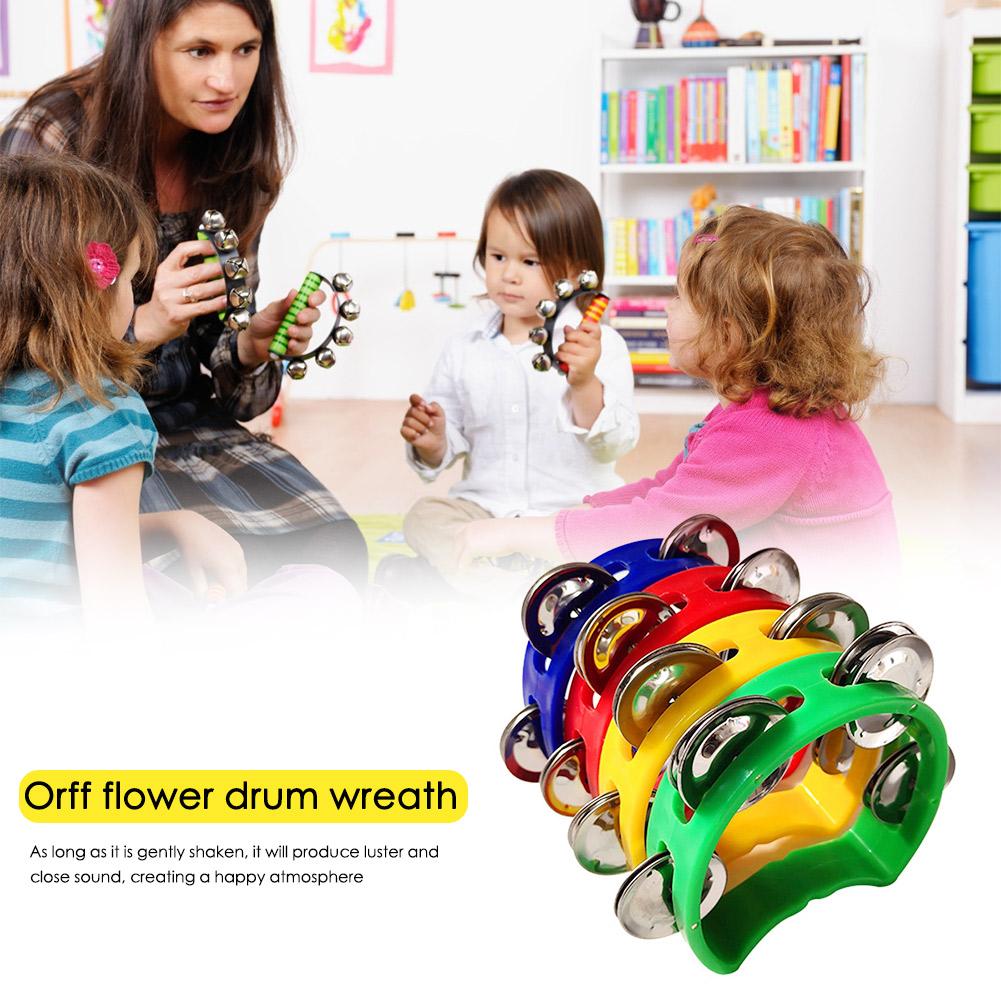 4pcs Tambourine Jingles Rattle - Party Games Music review and price