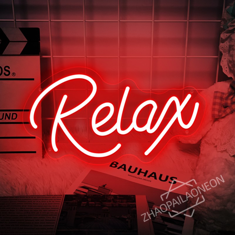 Relax  LED Neon Signs Massage  - Party Games Shop review and price