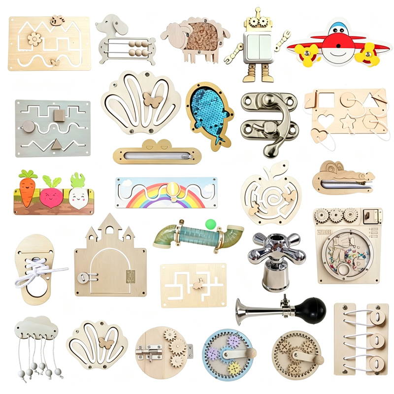 Kids Busy Board DIY Accessorie - Party Games Kids Indoor review and price