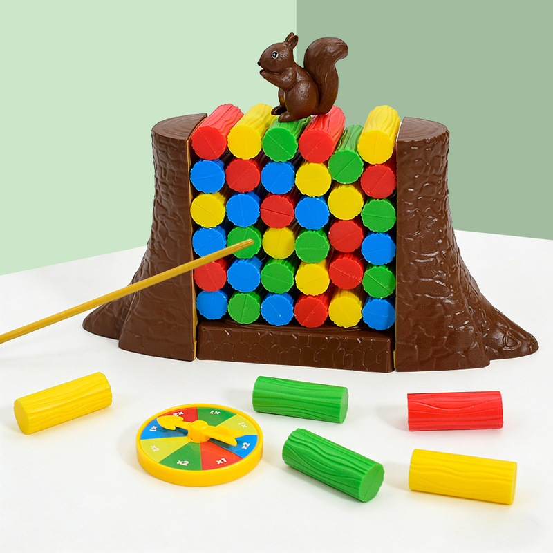 Squirrel Push Log Balance Boar - Party Games Quiz review and price