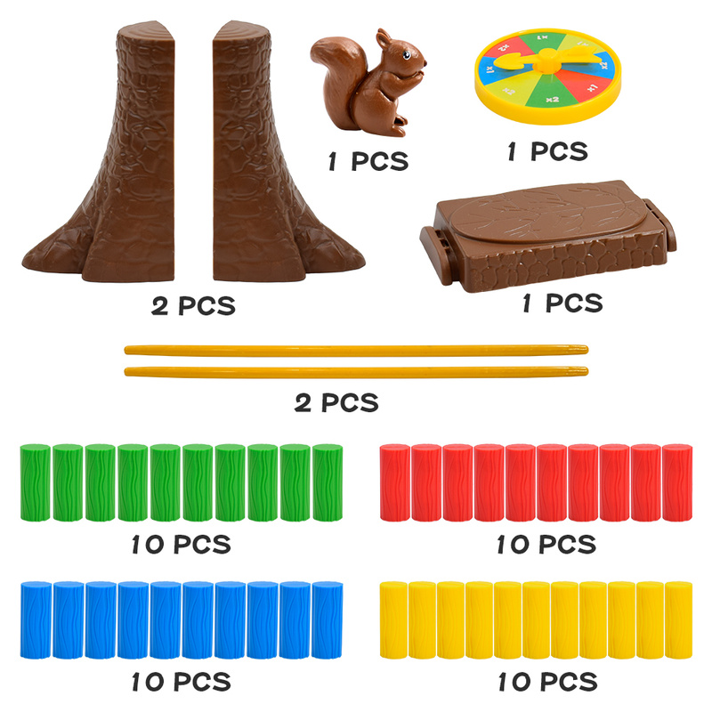 Squirrel Push Log Balance Boar - Party Games Quiz review and price