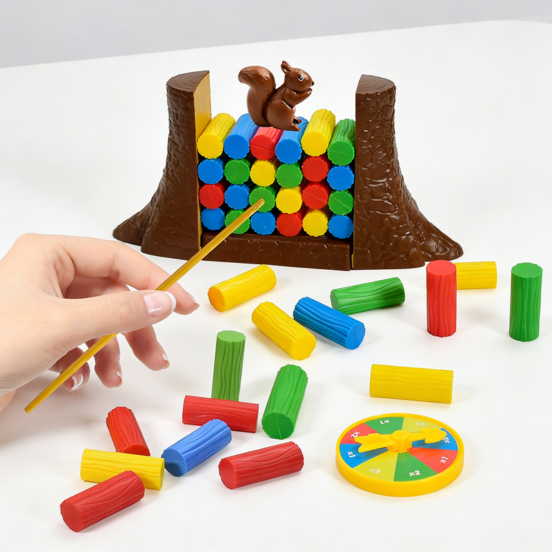 Squirrel Push Log Balance Boar - Party Games Quiz review and price