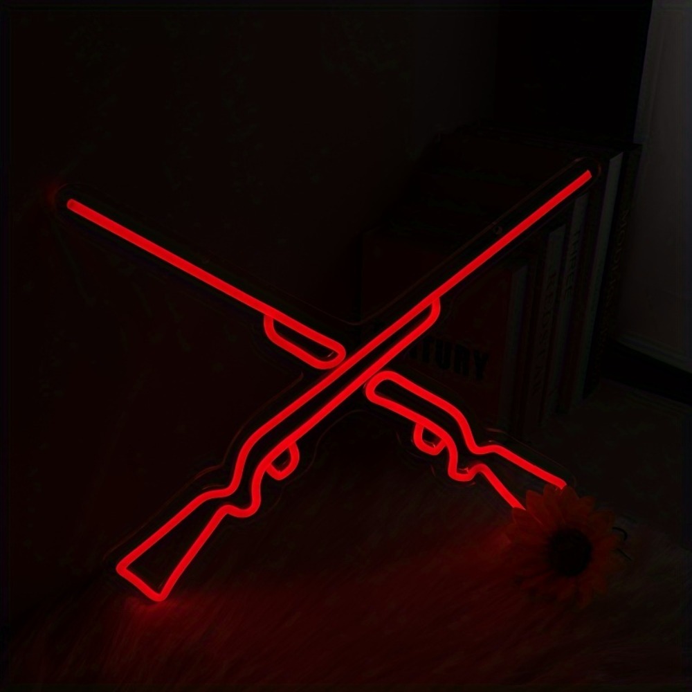 Double Guns Neon Lights, Wall/ - Party Games Shop review and price